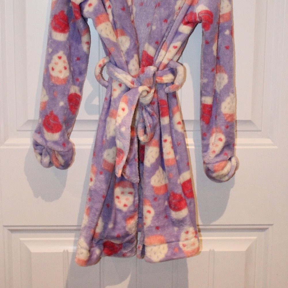 2/$20 ๐ท Joe Fresh Plush Robe Size 7/8 - Picture 3 of 3